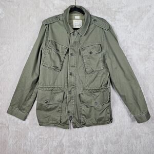 J Crew Field Jacket Womens Medium Broken In Military Outdoor Utility Grunge